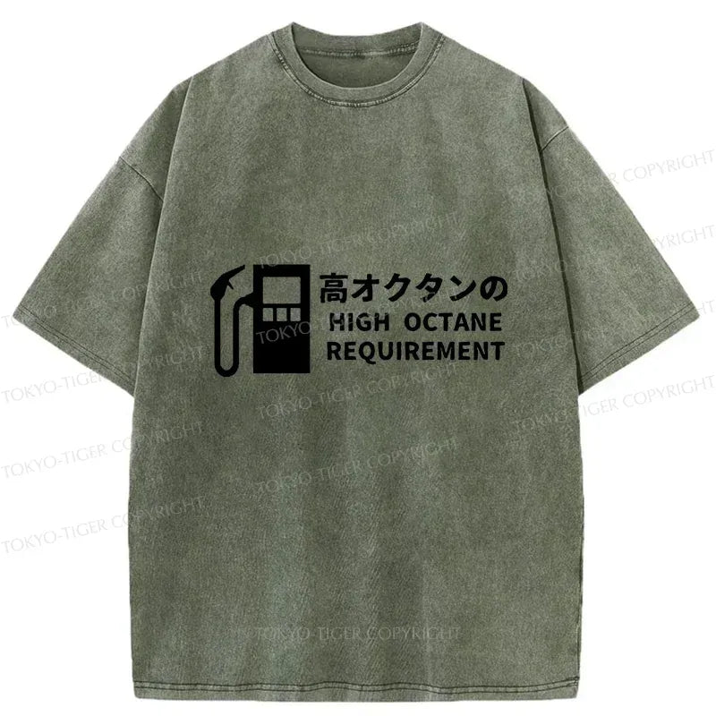 Japanese Washed T-Shirt for Daily Wear