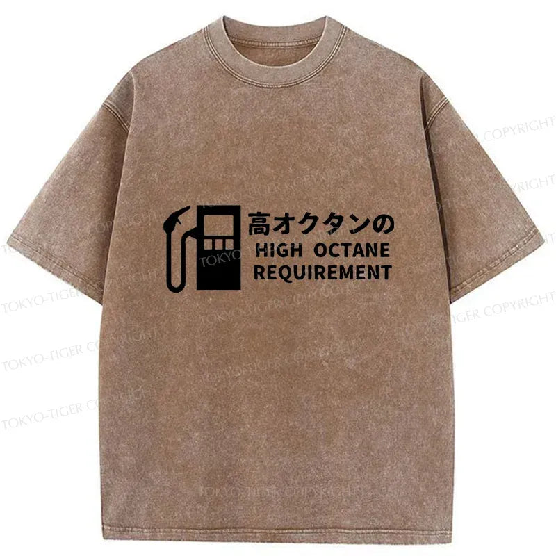 Kyoto-Lion High Octane Requirement Washed T-Shirt