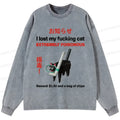toxic cat design limited edition t-shirt