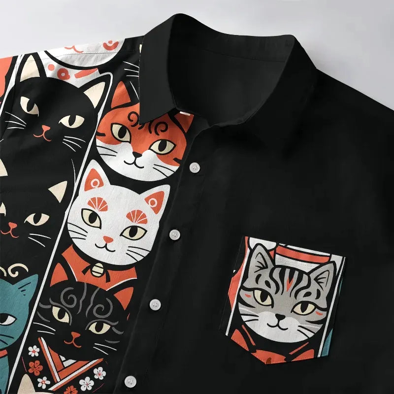 Unisex Cotton Japanese Shirt