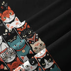 Kyoto-Lion Japanese Cat Portrait Collection Button-up Shirt