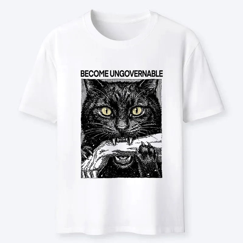 Kyoto-Lion Tough Black Cat Unstoppable Vibe Classic T-Shirt