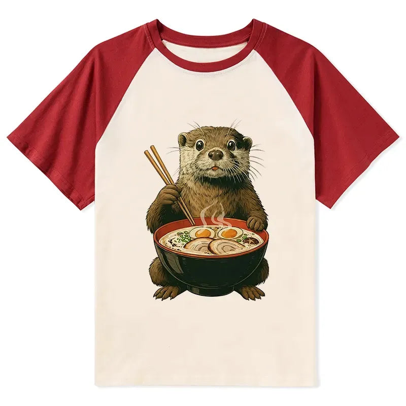 Unisex Otter Ramen Tee for Daily Wear