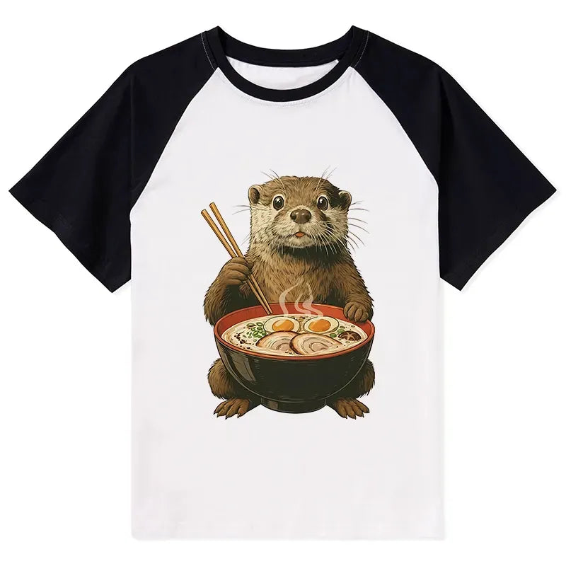 Japanese Otter T-shirt for Gift Idea