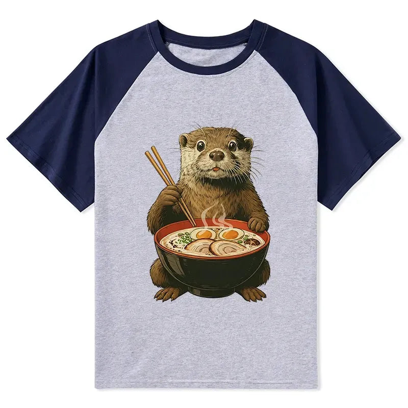 Unisex Otter Ramen Tee for Daily Wear