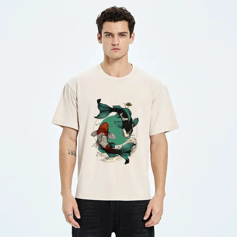 Trendy Kyoto-Lion Unisex T-Shirt for Summer
