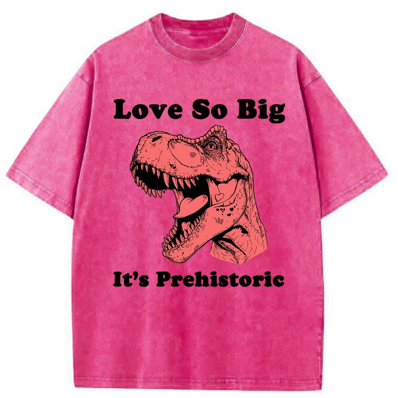 Prehistoric love t-shirt gift for him