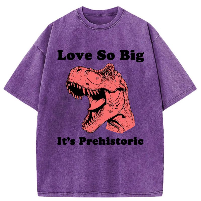 Kyoto-Lion Prehistoric Love Washed T-Shirt
