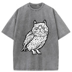 japanese streetwear owl t-shirt best seller