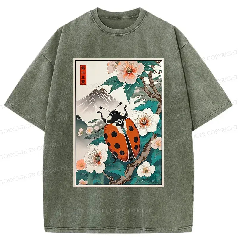 Washed Japanese T-Shirt with Free Shipping