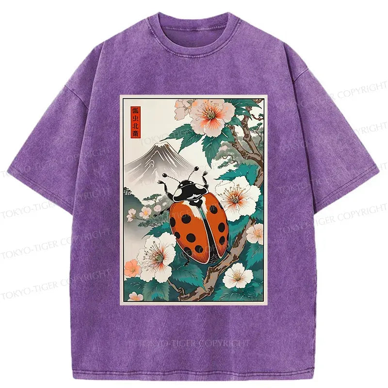 Washed Japanese T-Shirt with Free Shipping