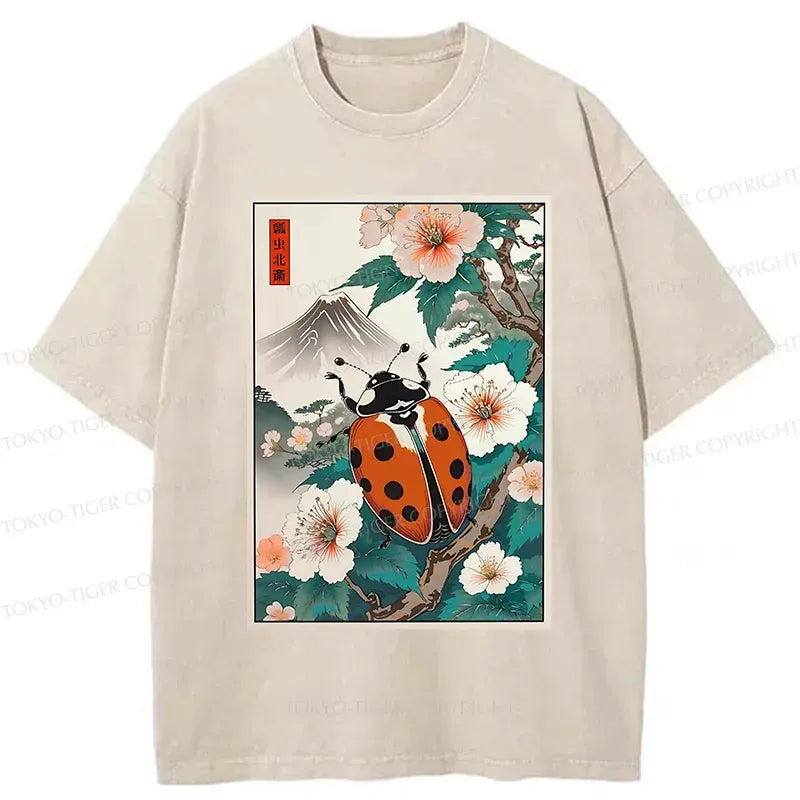 Kyoto-Lion Ukiyo-e T-Shirt for Summer