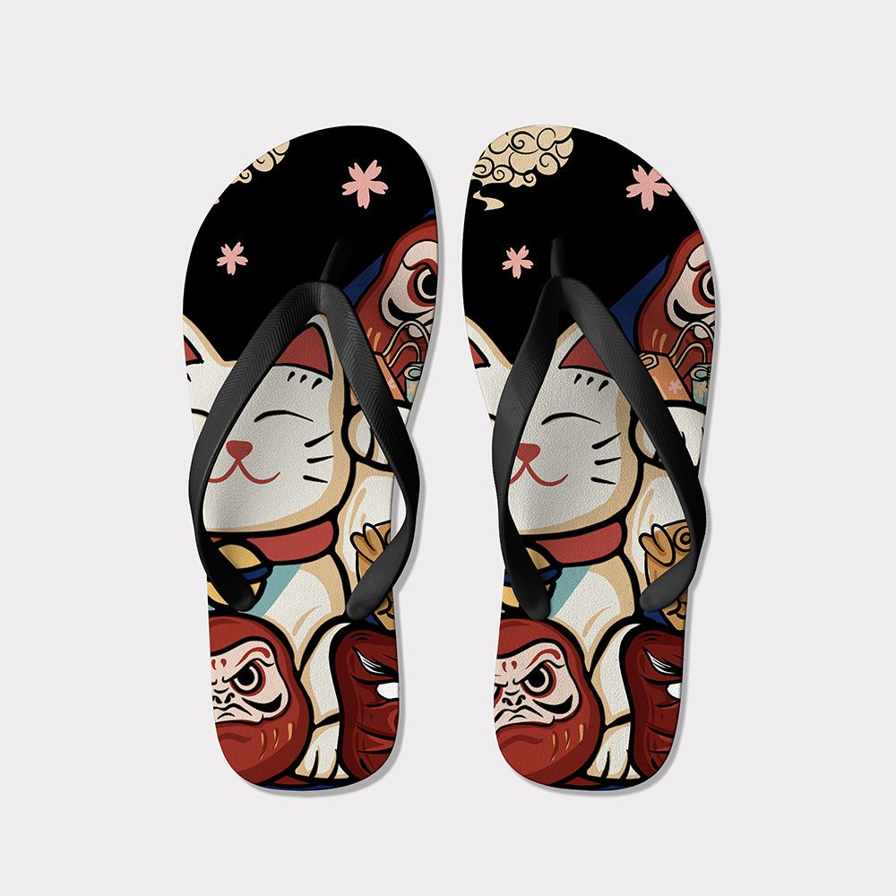 Kyoto Lion Flip Flops Must-have for Beach