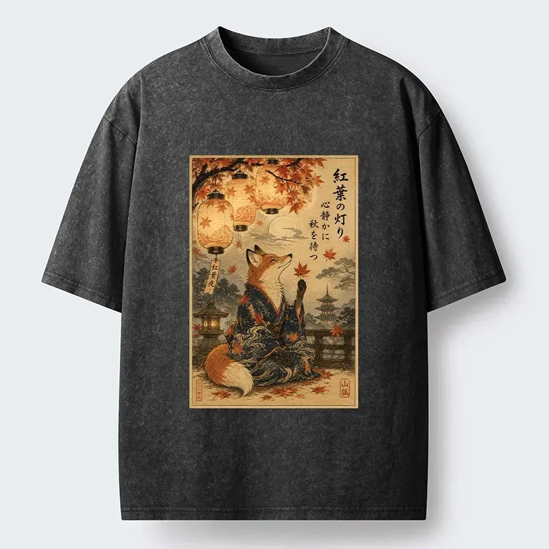 Vintage Japanese Woodblock Print Tee for Summer