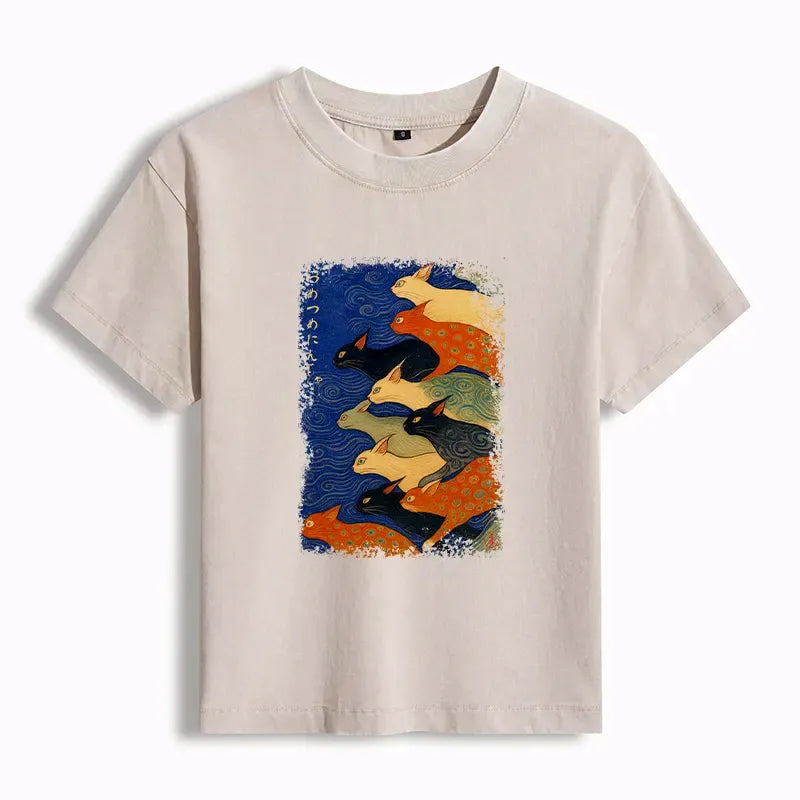 Women's Cotton Ninja T-shirt Daily Wear