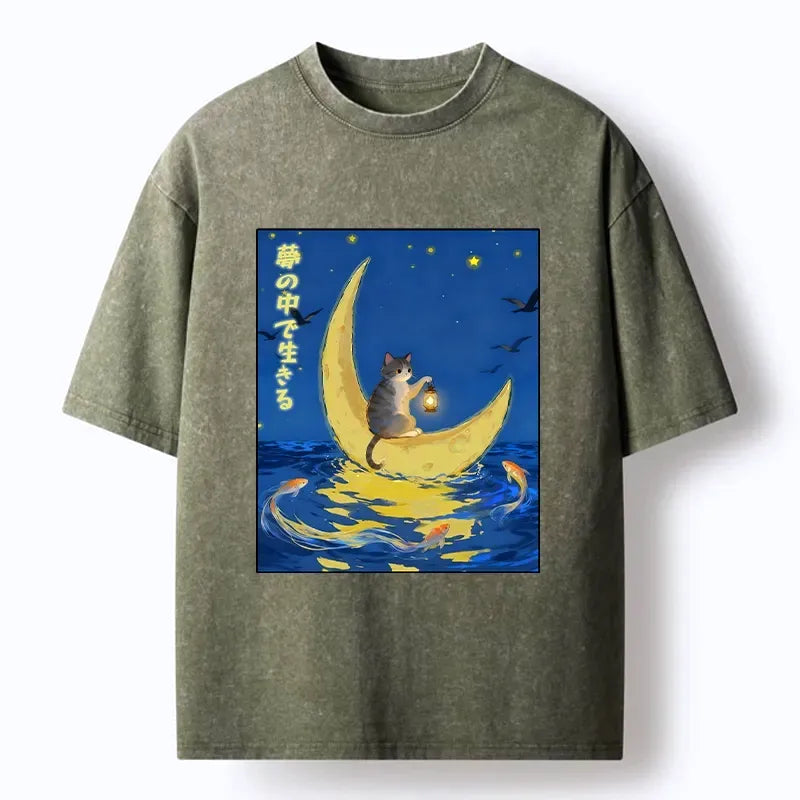 Washed Unisex T-Shirt for Daily Wear