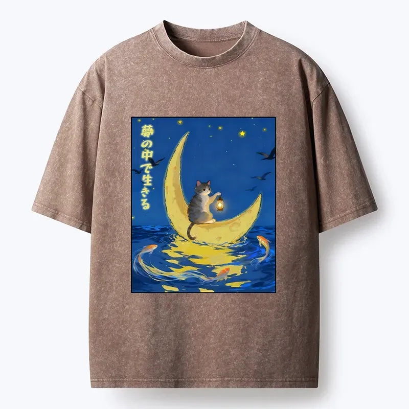 Washed Unisex T-Shirt for Daily Wear