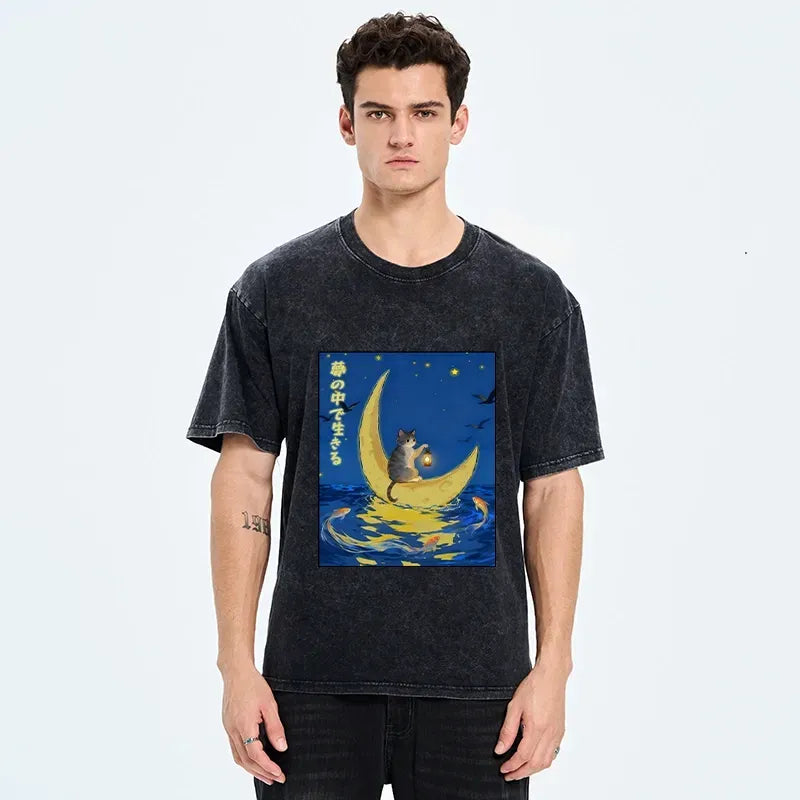Japanese Cat T-Shirt with Free Shipping