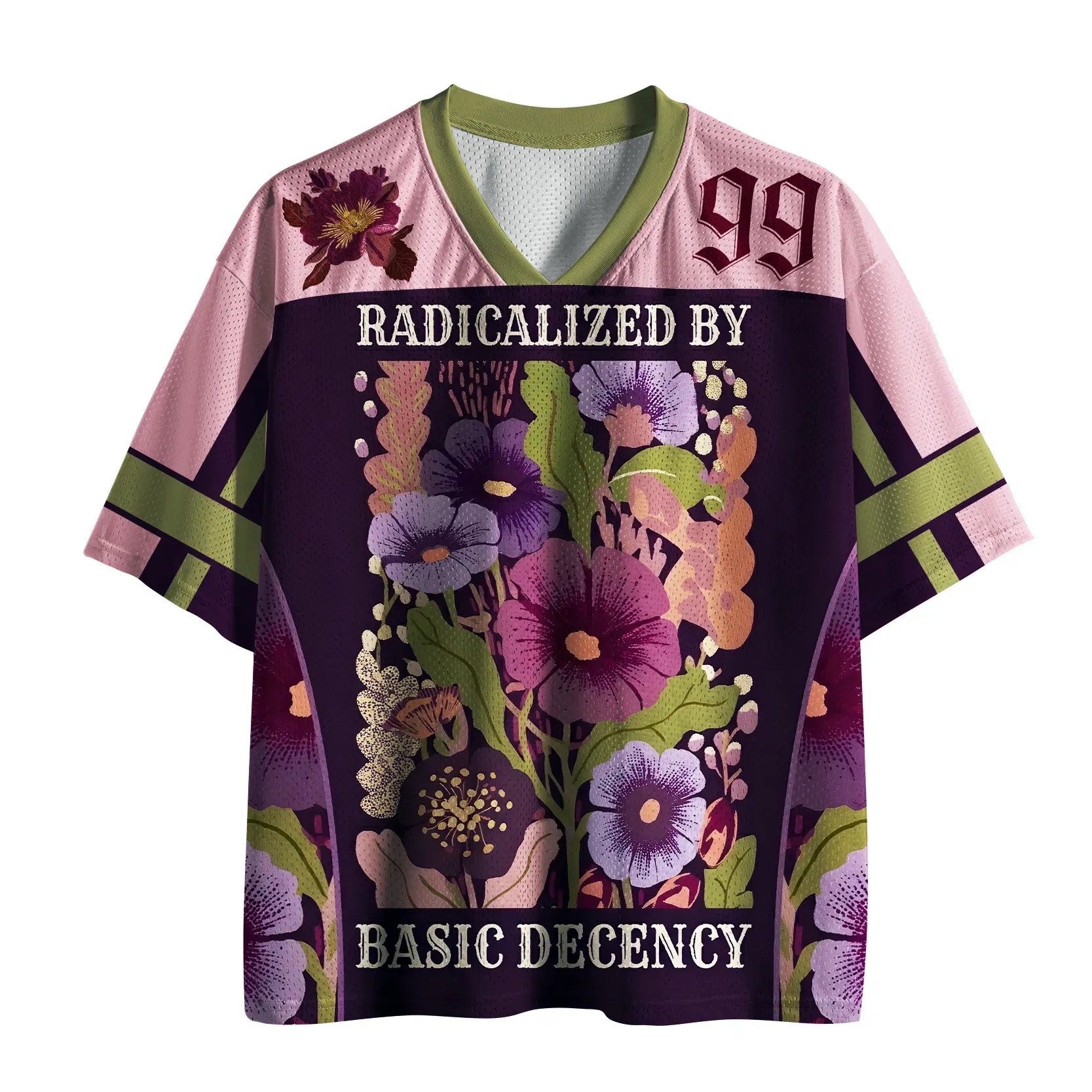 Stylish mesh jersey for summer vacation