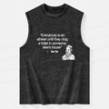 washed vintage tank top streetwear men