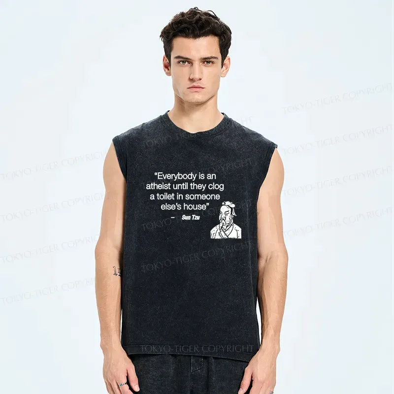 washed vintage tank top streetwear men