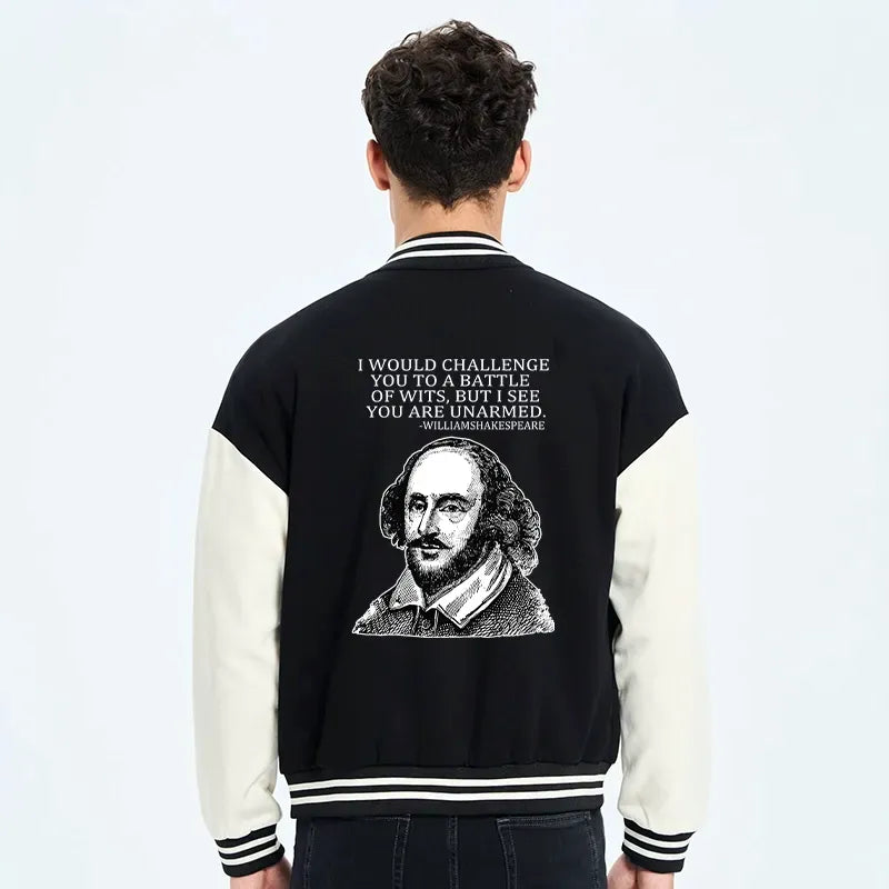 Japanese varsity jacket with embroidery