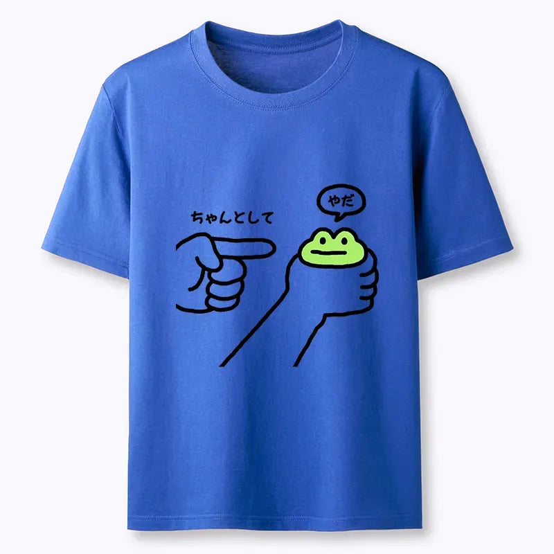 Funny Japanese Frog T-Shirt for Daily Wear