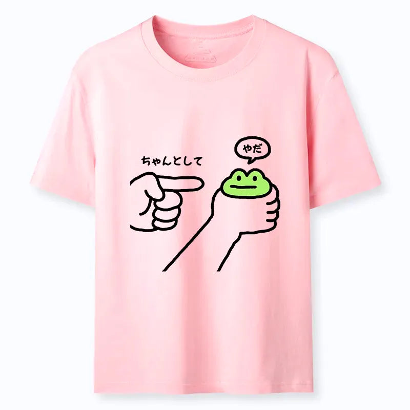 Funny Japanese Frog T-Shirt for Daily Wear