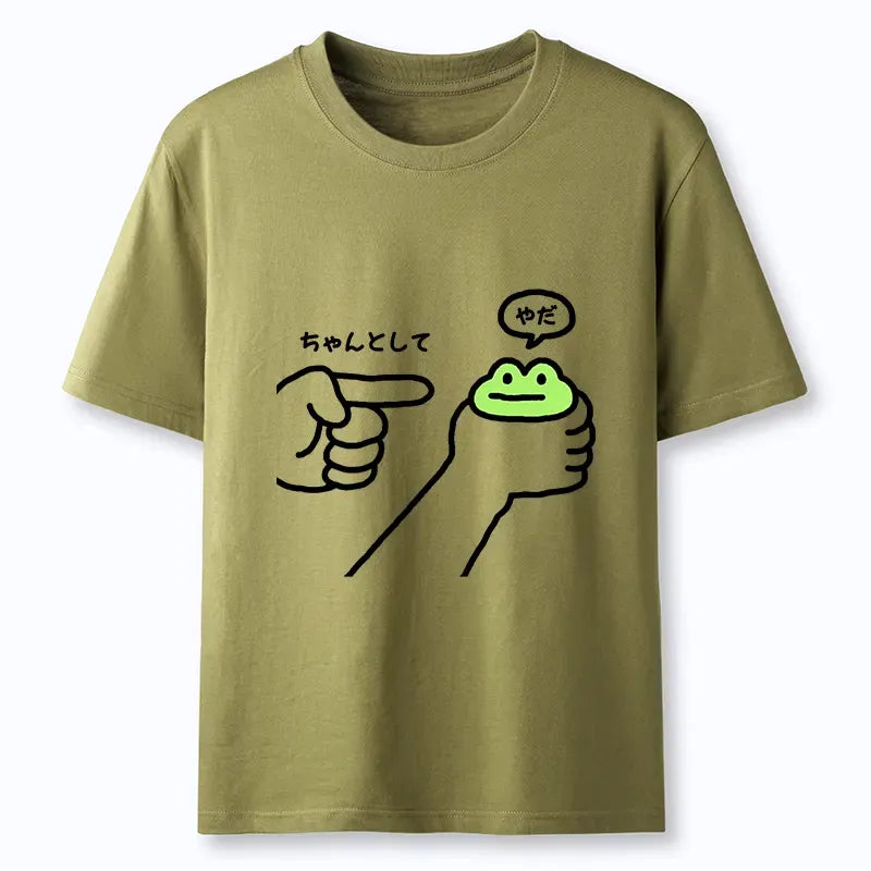 Funny Japanese Frog T-Shirt for Daily Wear