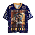Kyoto-Lion BRUH Gamer Siamese Cat Mesh Jersey