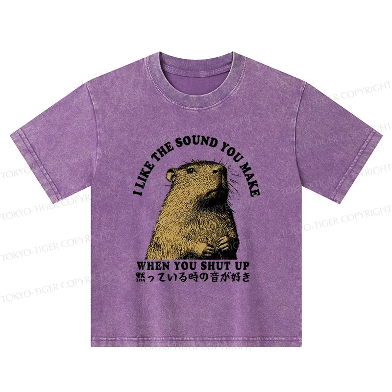 Kyoto Lion sound of silence kids tee