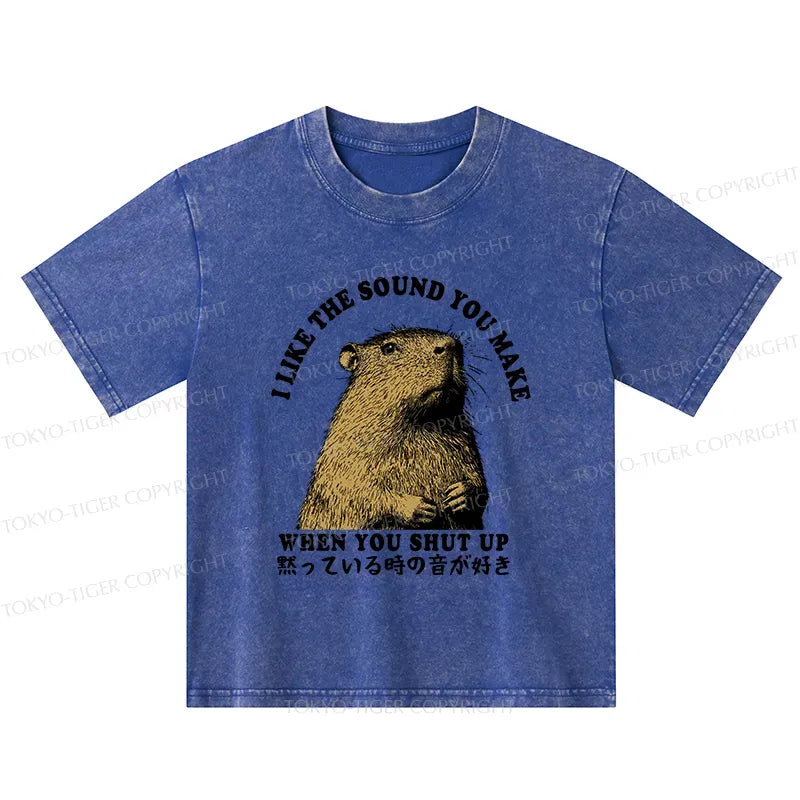 Japanese kids washed t-shirt for daily wear