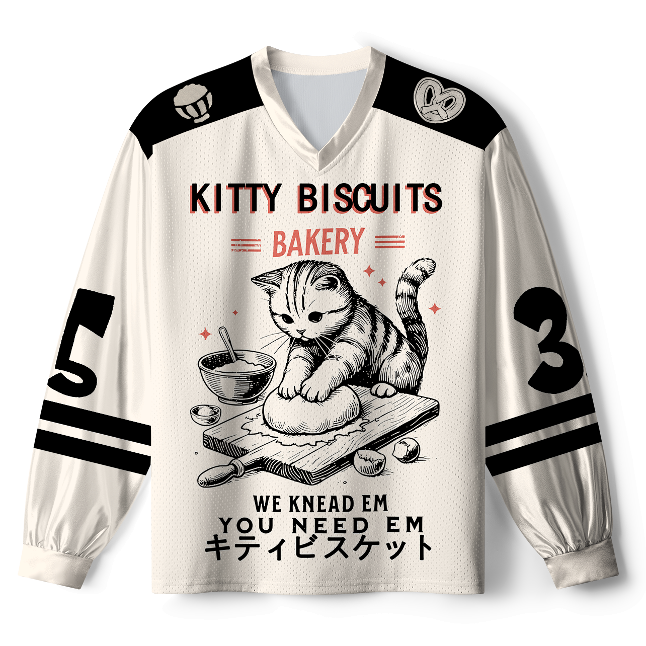 Funny Cat Mesh Jersey for Daily Wear