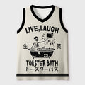 funny skeleton mesh tank top for summer