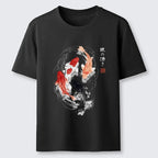 Traditional Ink Style Koi Tee On Sale