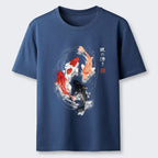 Traditional Ink Style Koi Tee On Sale