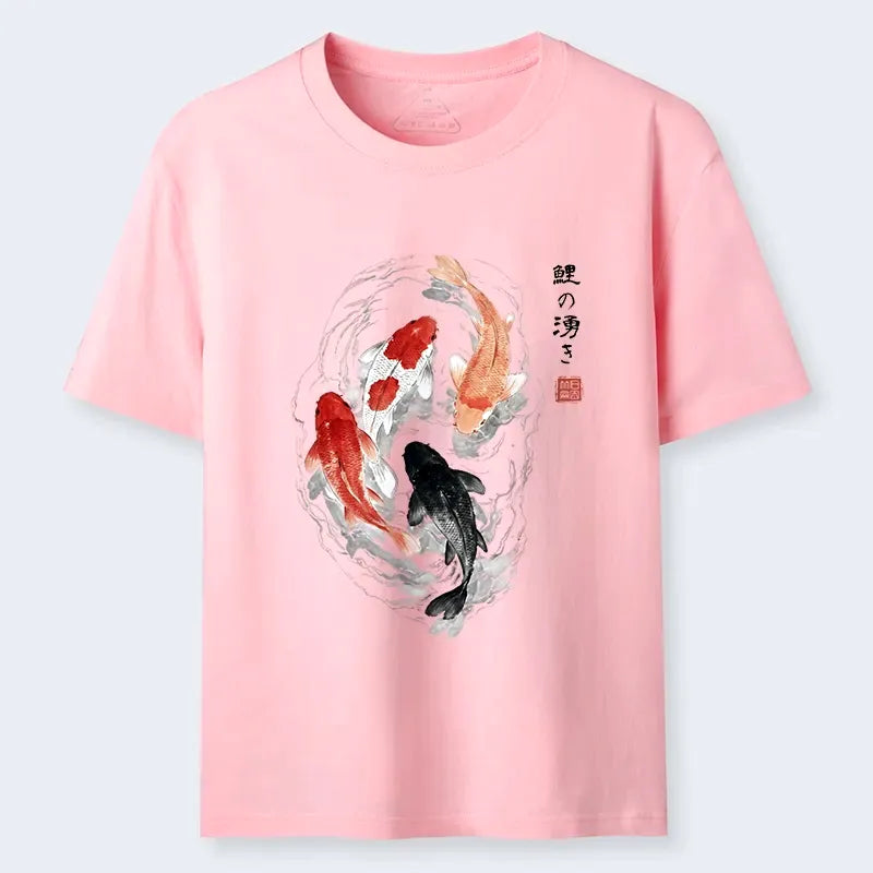 Japanese Koi Fish T-Shirt for Daily Wear