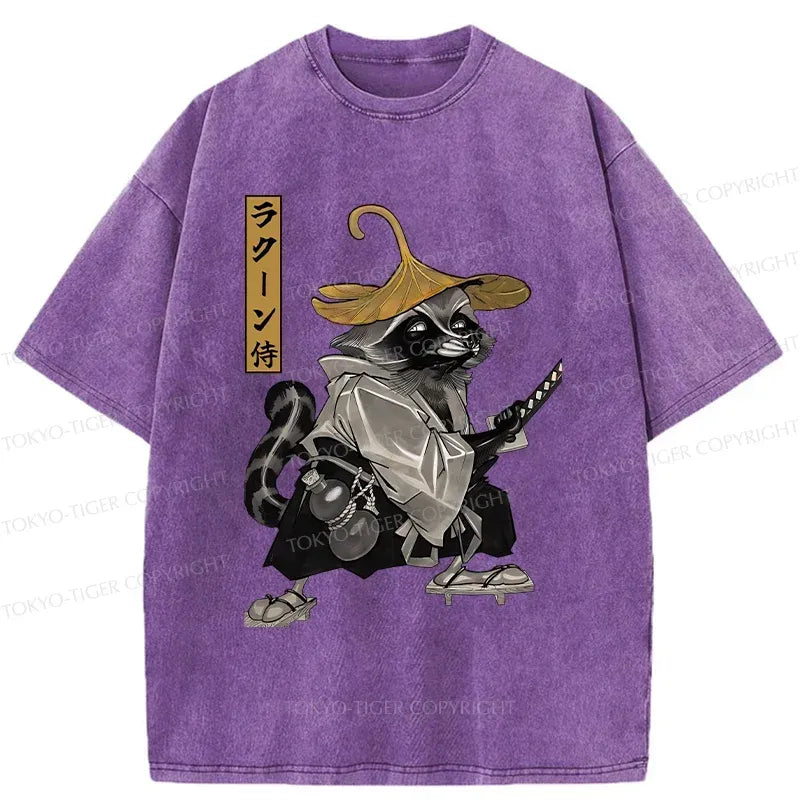 Vintage Raccoon Graphic Tee Gift for Her