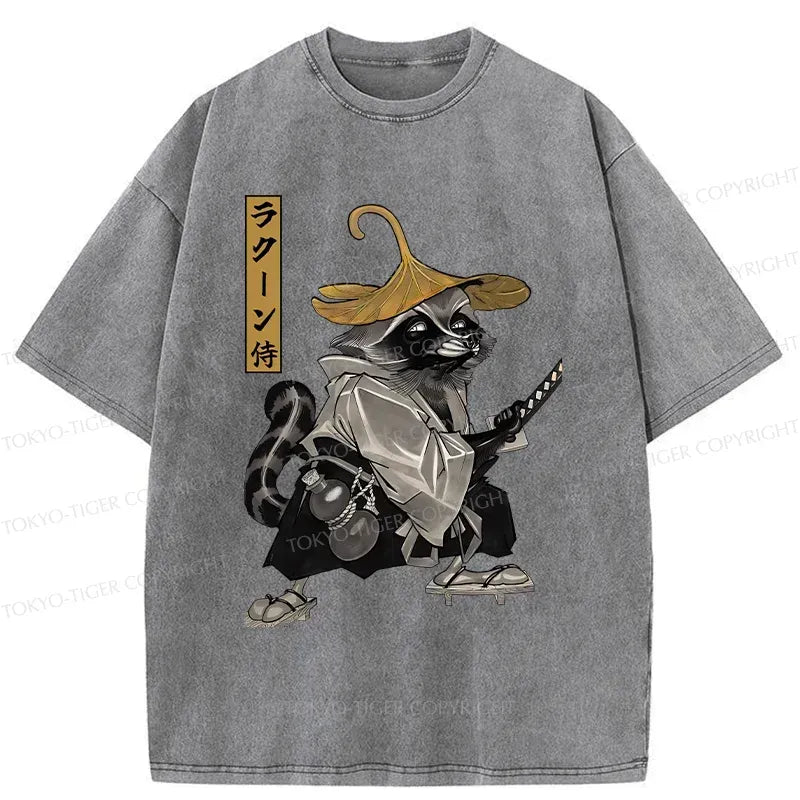 Vintage Raccoon Graphic Tee Gift for Her