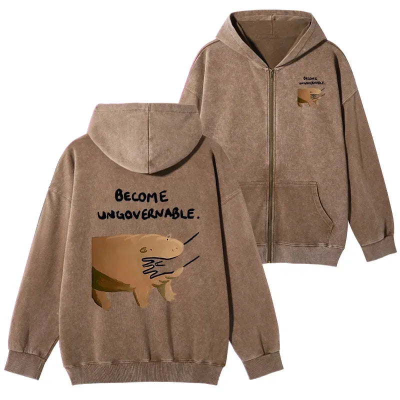 moo deng bites arm hoodie on sale