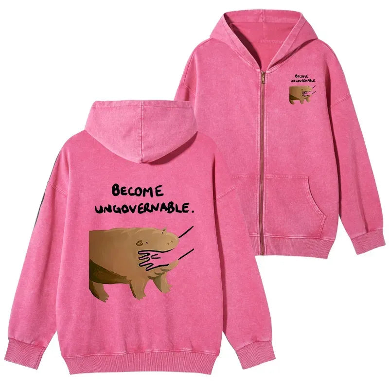 moo deng bites arm hoodie on sale