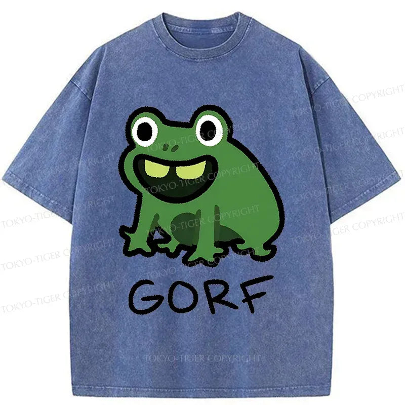 Kyoto-Lion GORF Funny Washed T-Shirt