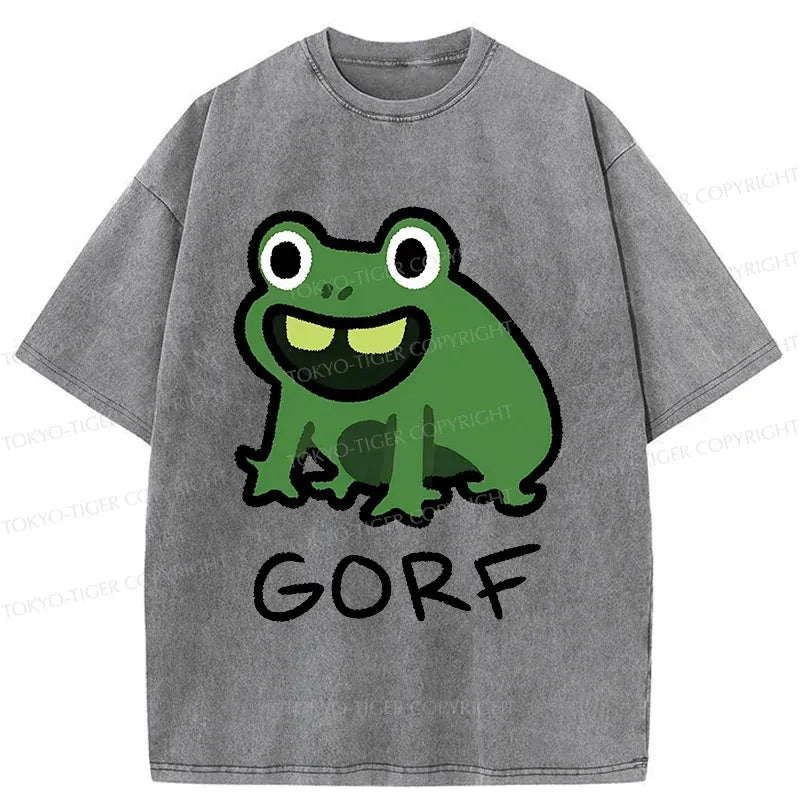 Kyoto-Lion GORF Funny Washed T-Shirt