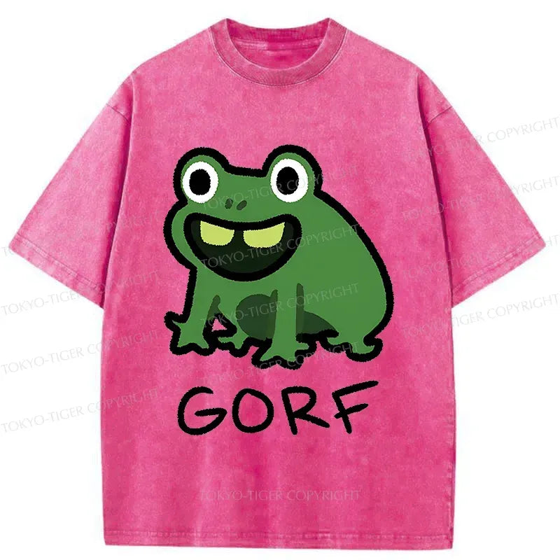 Kyoto-Lion GORF Funny Washed T-Shirt