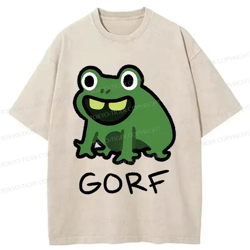 Kyoto-Lion GORF Funny Washed T-Shirt