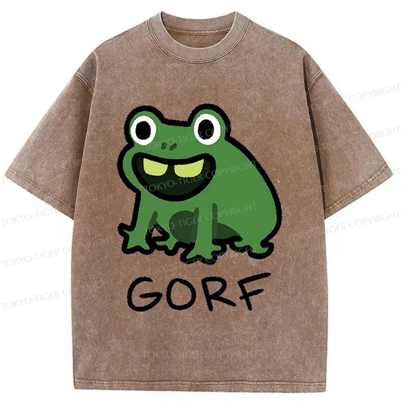 Kyoto-Lion GORF Funny Washed T-Shirt