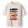 Trendy Japanese art t-shirt for summer