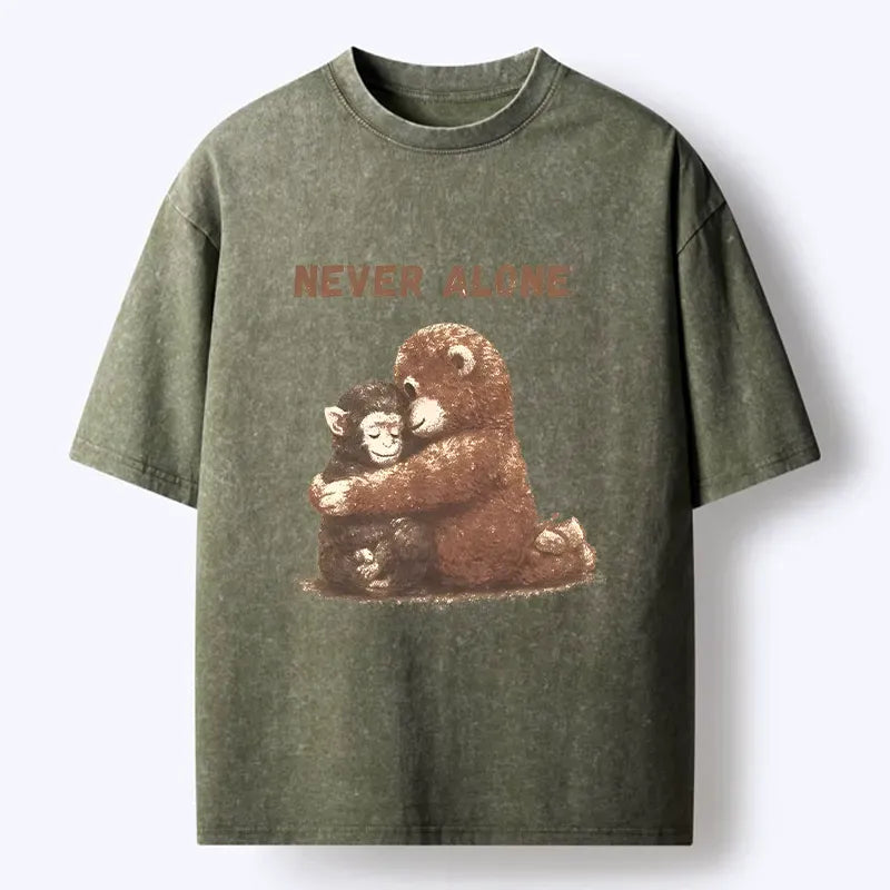 Kyoto-Lion Lonely Punch Washed T-Shirt