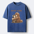 Japanese washed t-shirt for daily wear