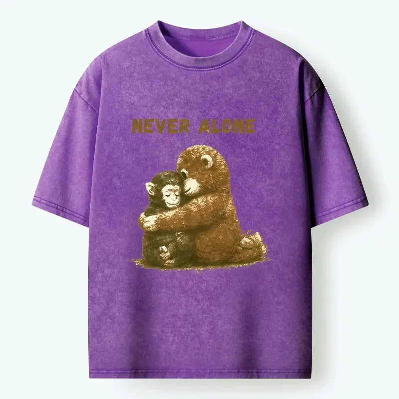Kyoto-Lion Lonely Punch Washed T-Shirt